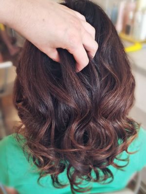 Blow dry by Geovanna Ramos at Michael Joseph Salon And Spa in San Diego, CA 92128 on Frizo