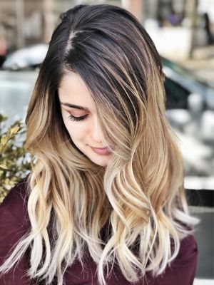 Balayage by Tatiana Khweiss at Icon salon in Newton Center, MA 02459 on Frizo