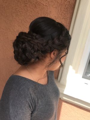 Updo by Brenda Ramos in Riverside, CA 92509 on Frizo