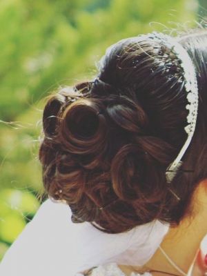 Bridal hair by Norma Zavala in Cedar Creek, TX 78612 on Frizo