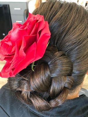 Updo by Christine Watanabe at Lavish Locks Salon in Rocklin, CA 95677 on Frizo