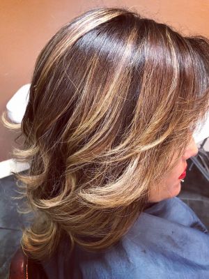 Balayage by Nelly Kelly at Damico hair slon in Brandon, FL 33511 on Frizo