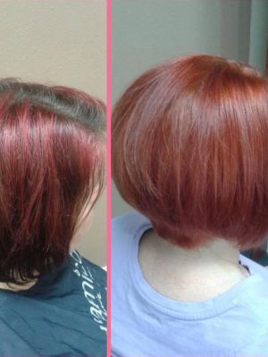 Color correction by Nelly Kelly at Damico hair slon in Brandon, FL 33511 on Frizo