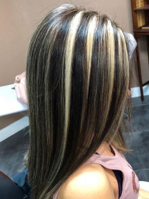 Double process by Nelly Kelly at Damico hair slon in Brandon, FL 33511 on Frizo