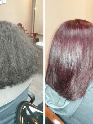 Keratin treatment by Nelly Kelly at Damico hair slon in Brandon, FL 33511 on Frizo