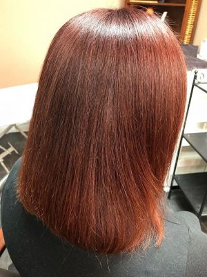 Single process by Nelly Kelly at Damico hair slon in Brandon, FL 33511 on Frizo