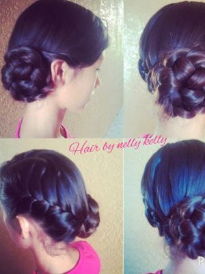 Updo by Nelly Kelly at Damico hair slon in Brandon, FL 33511 on Frizo