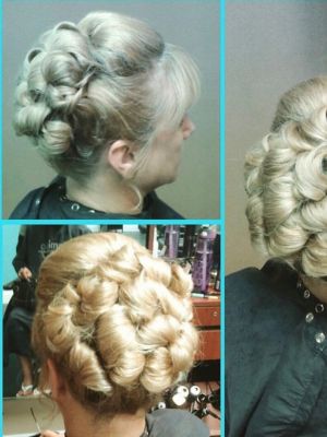 Updo by Nelly Kelly at Damico hair slon in Brandon, FL 33511 on Frizo