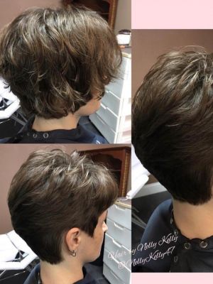 Women's haircut by Nelly Kelly at Damico hair slon in Brandon, FL 33511 on Frizo