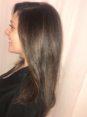 Gloss/toner by Alondra Rivera at New york hairsalon in Pelham, NY 10803 on Frizo