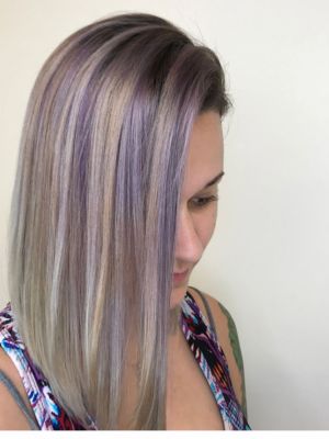 Double process by Belke Thorpe at Steele Shears Hair Studio in Jensen Beach, FL 34957 on Frizo