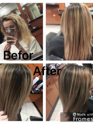 Balayage by Melissa Pavlos at Jc penny salon in Vernon Hills, IL 60061 on Frizo