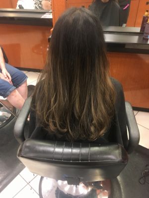 Balayage by Melissa Pavlos at Jc penny salon in Vernon Hills, IL 60061 on Frizo