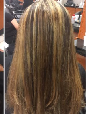 Highlights by Melissa Pavlos at Jc penny salon in Vernon Hills, IL 60061 on Frizo