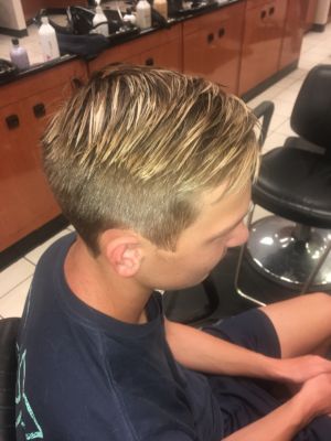 Men's color by Melissa Pavlos at Jc penny salon in Vernon Hills, IL 60061 on Frizo