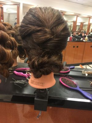 Updo by Melissa Pavlos at Jc penny salon in Vernon Hills, IL 60061 on Frizo