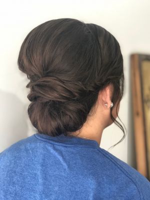 Updo by Olivia Hansen at Mid City Salon and Spa in Bloomington, IL 61701 on Frizo
