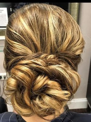 Updo by Dayna Nurnberg at OPULENT BEAUTY in Palos Heights, IL 60463 on Frizo