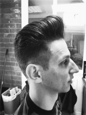 Men's haircut by Larrabie Vance at Little Shop of Hairdos in Upland, CA 91786 on Frizo