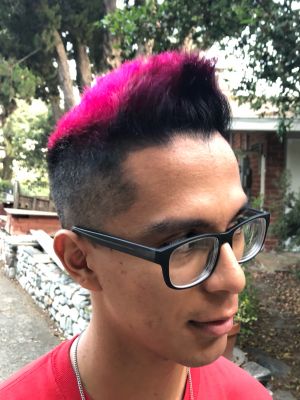 Men's haircut by Larrabie Vance at Little Shop of Hairdos in Upland, CA 91786 on Frizo