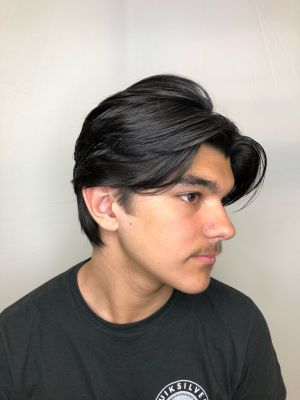 Men's haircut by Larrabie Vance at Little Shop of Hairdos in Upland, CA 91786 on Frizo