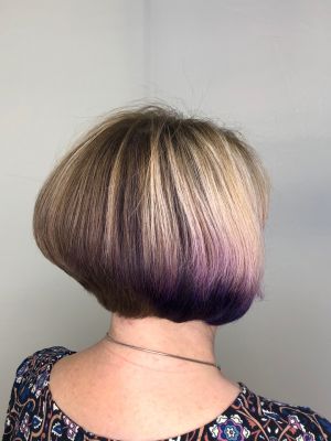 Women's haircut by Larrabie Vance at Little Shop of Hairdos in Upland, CA 91786 on Frizo