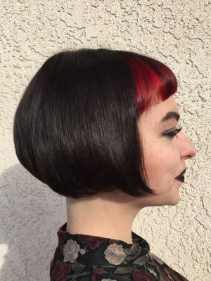 Women's haircut by Larrabie Vance at Little Shop of Hairdos in Upland, CA 91786 on Frizo
