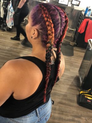 Braids by Marcus Cuevas at Hair Goals in Modesto, CA 95355 on Frizo