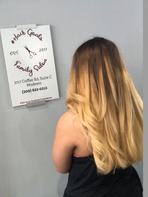 Haircut / blow dry by Marcus Cuevas at Hair Goals in Modesto, CA 95355 on Frizo