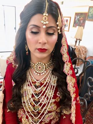 Bridal makeup by Nihala Sabir in Tustin, CA 92782 on Frizo