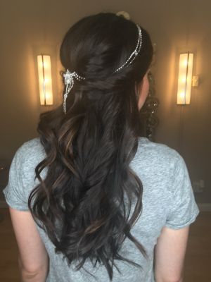 Bridal hair by Kelsey Olafson at Lifespa Ft Washington in Fort Washington, PA 19034 on Frizo