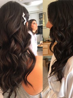 Bridal hair by Kelsey Olafson at Lifespa Ft Washington in Fort Washington, PA 19034 on Frizo