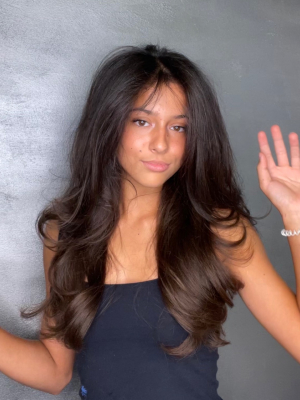 Women's haircut by Yuri Belov at Frizo Salon by U-Mode in Brooklyn, NY 11235 on Frizo
