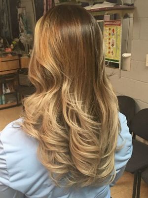 Balayage by Xavier Sanchez in Houston, TX 77037 on Frizo