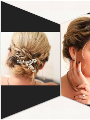 Updo by Sogand Robatian at Illusions Unlimited Salon in Mission Viejo, CA 92691 on Frizo