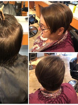 Women's haircut by Sogand Robatian at Illusions Unlimited Salon in Mission Viejo, CA 92691 on Frizo