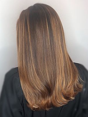 Partial highlights by Jessica Chapman at Love + Roots Salon in Austin, TX 78702 on Frizo