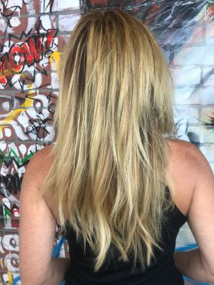 Partial highlights by Fleur Spratley at Hair by Fleur in Miami, FL 33180 on Frizo
