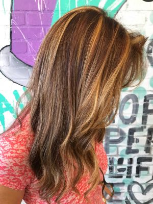 Partial highlights by Fleur Spratley at Hair by Fleur in Miami, FL 33180 on Frizo