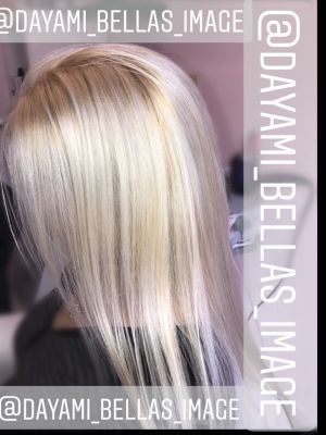 Double process by Dayami Ortega at Bella's Image Hair Design Studio in Hialeah, FL 33012 on Frizo