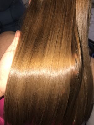 Keratin treatment by Dayami Ortega at Bella's Image Hair Design Studio in Hialeah, FL 33012 on Frizo