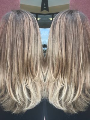 Highlights by Mae Jones at La petite salon in Denver, CO 80214 on Frizo