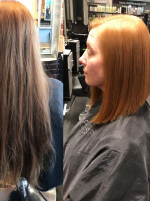 Women's haircut by Mae Jones at La petite salon in Denver, CO 80214 on Frizo