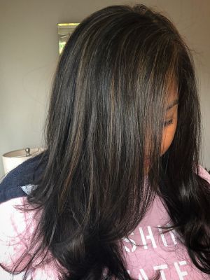 Highlights by Lourdes Orozco at Love salon in Southampton, PA 18966 on Frizo